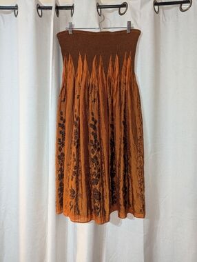 Y2K Floral Strapless Dress